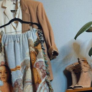 Custom Made Fringe Tapestry Pants (M-XL)